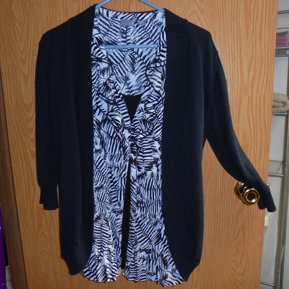 Women's Cardigan w/Sleeveless top